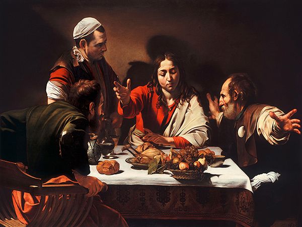 Caravaggio, Supper at Emmaus