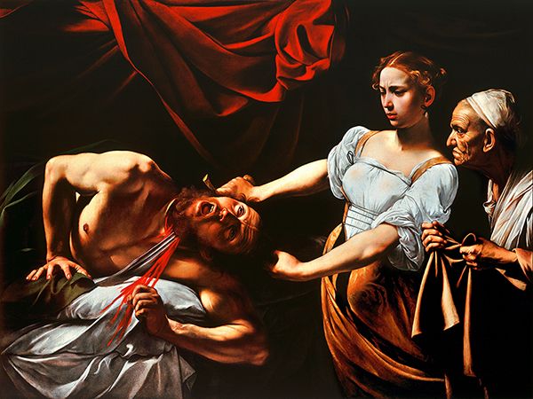 Caravaggio, Judith Beheading Holofernes, c.1598-1599