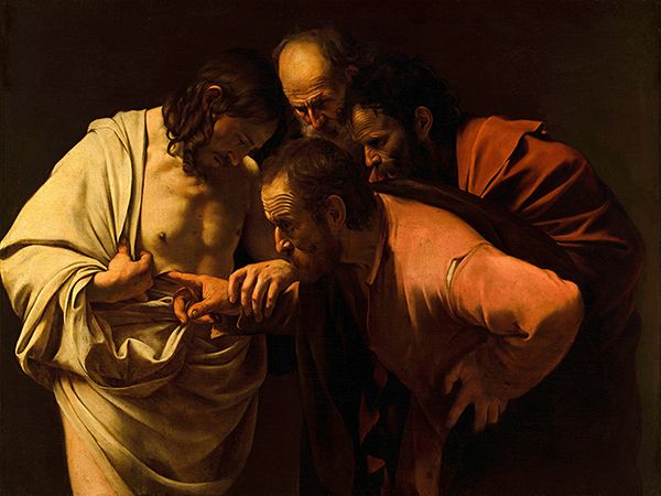 Caravaggio, Doubting St. Thomas