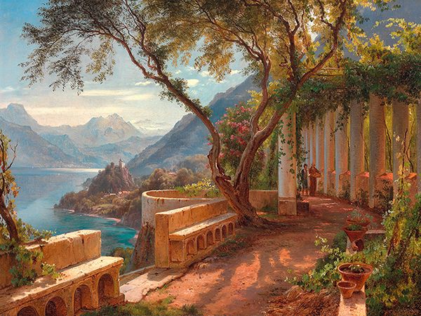 Carl Frederic Aagaard, Italian Loggia, 1877