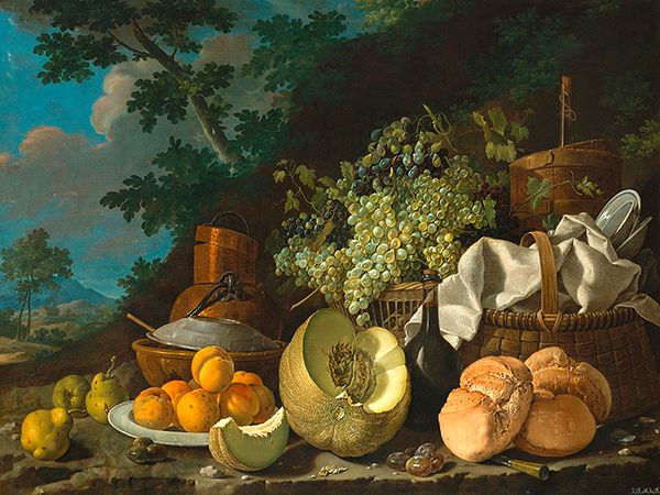 Luis Egidio Meléndez, The Afternoon Meal (La Merienda), c. 1772