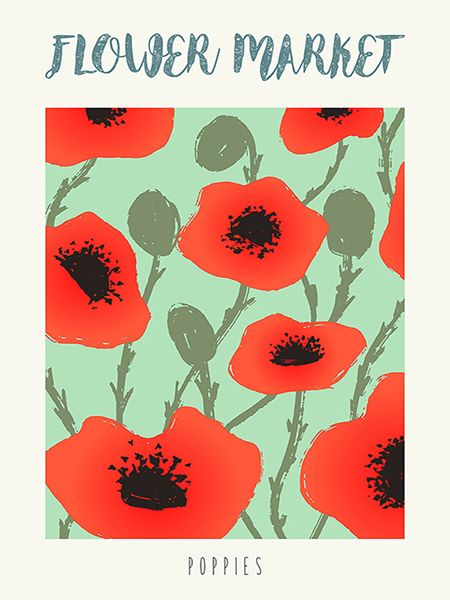 Atelier Deco, Flower Market: Poppies