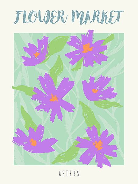 Atelier Deco, Flower Market: Asters