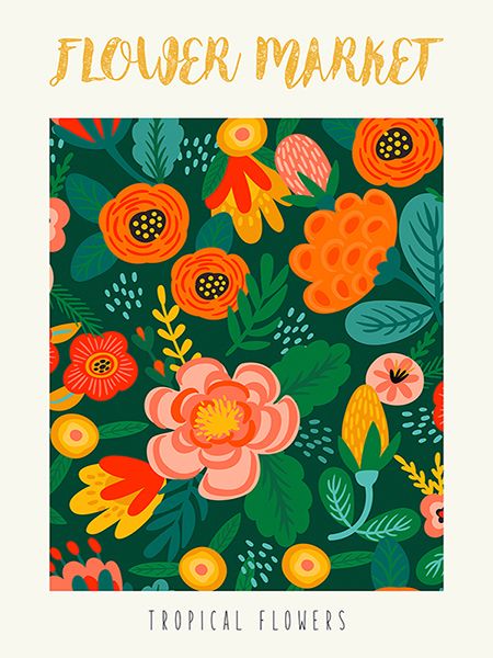 Atelier Deco, Flower Market: Tropical Flowers