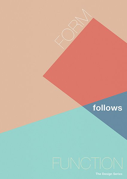 Atelier Deco, The Design Series: Form follows Function