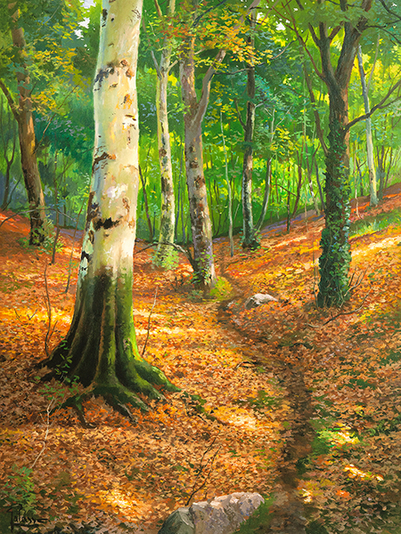 Adriano Galasso, Sentiero nel bosco