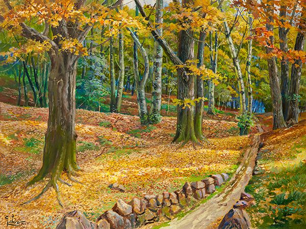 Adriano Galasso, Sentiero nel bosco