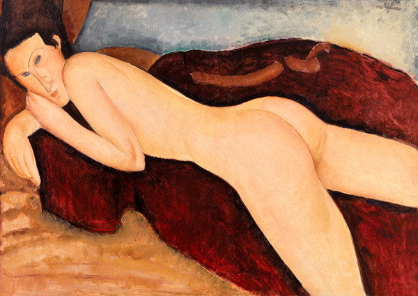 Amedeo Modigliani, Reclining Nude from the Back
