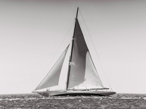 Anonymous, Classic racing sailboat