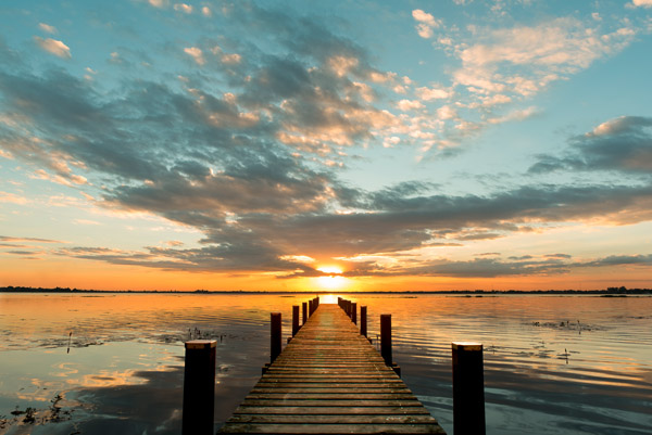 Pangea Images, Morning Lights on a Jetty