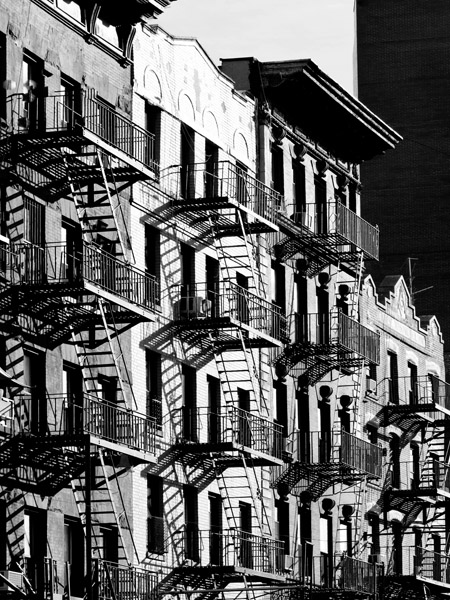 Julian Lauren, Fire Escapes in Manhattan, NYC