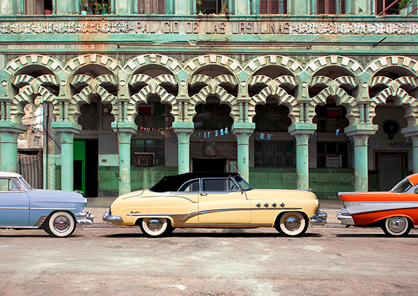 Pangea Images, Cars parked in Havana, Cuba