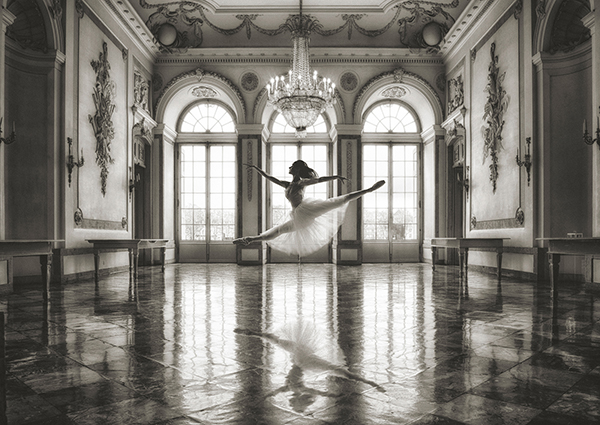 Julian Lauren, Ballerina in a palace hall