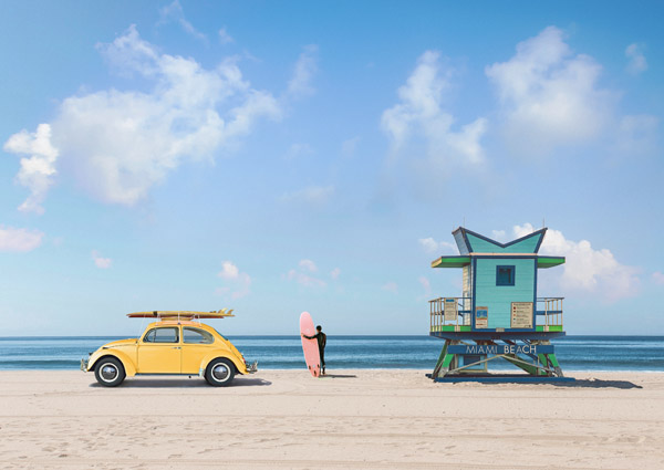 Gasoline Images, Waiting for the Waves, Miami Beach