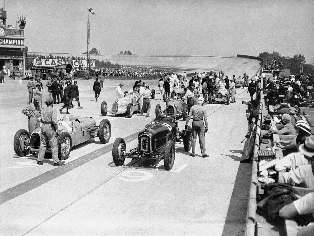Anonymous, Grid of the 1934 French Grand Prix