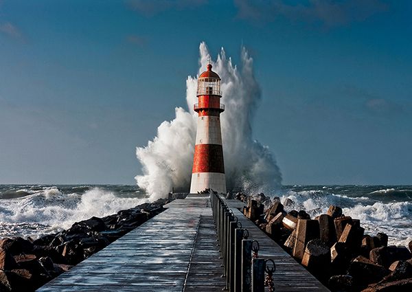 Pangea Images, Lighthouse in the Mediterranean Sea