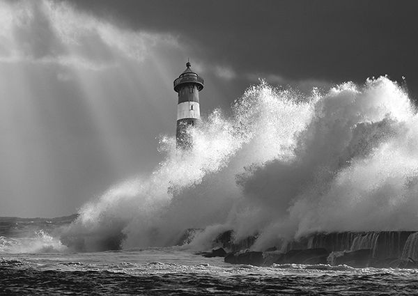 Pangea Images, The Big Wave (B&W)
