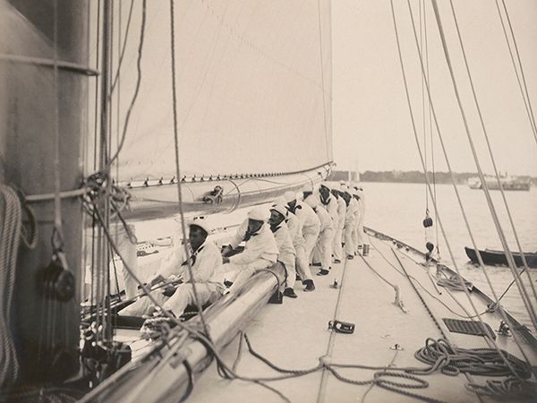 Anonymous, Crew on the yacht Reliance, America’s Cup, 1903