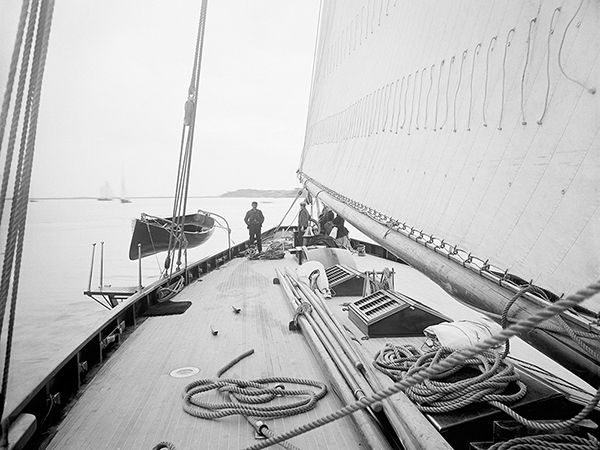 Anonymous, Deck of Mayflower, 1886