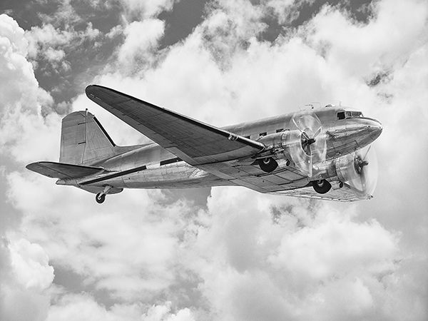 Anonymous, DC-3 in flight