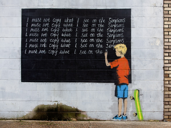 Anonymous (attributed to Banksy), New Orleans (graffiti attributed to Banksy)