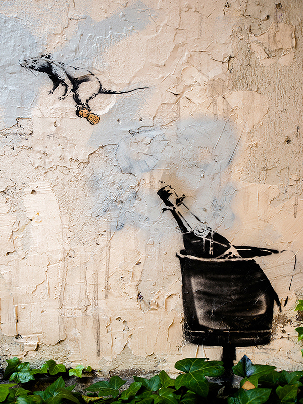 Anonymous (attributed to Banksy), Rue des Hospitalières Saint-Gervais, Paris