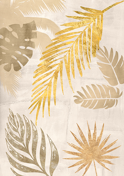 Eve C. Grant, Palm Leaves Gold I