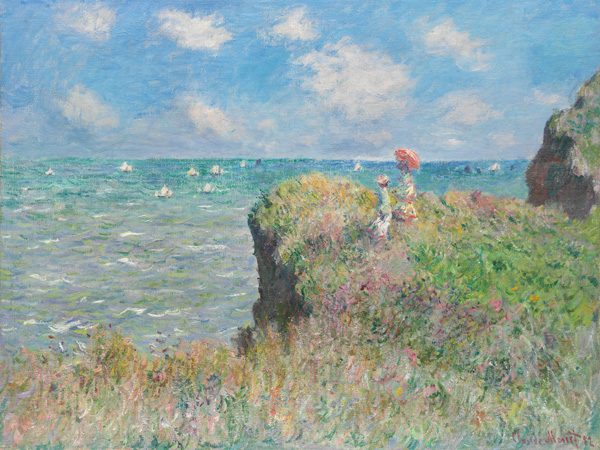 Claude Monet, Cliff Walk at Pourville