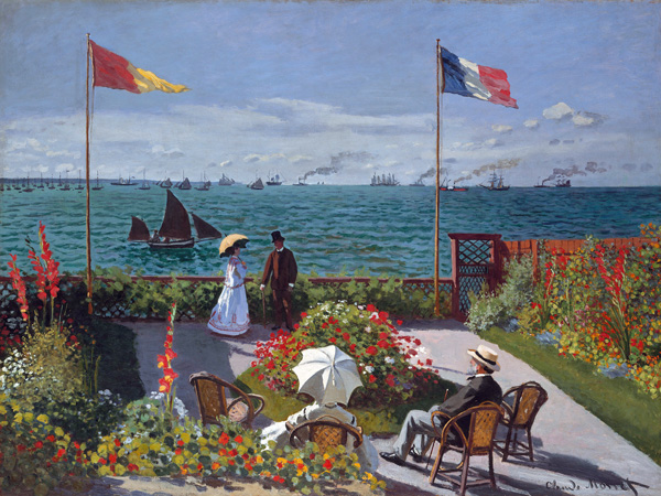 Claude Monet, Terrasse à Sainte-Adresse