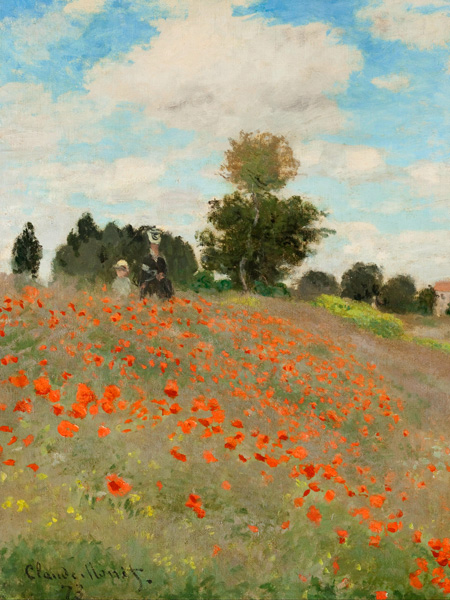 Claude Monet, Coquelicots (detail)