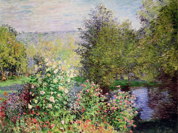 Claude Monet, A corner of the Garden at Montgeron