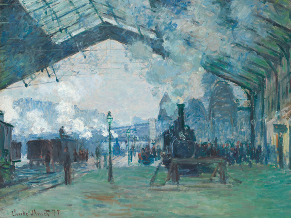 Claude Monet, Arrival of the Normandy Train, Gare Saint-Lazare