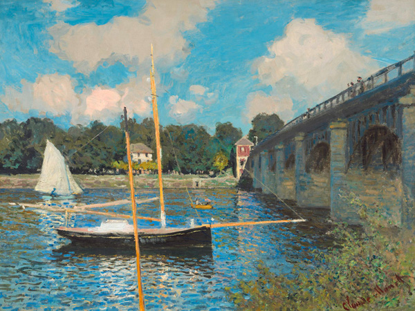 Claude Monet, The bridge at Argenteuil