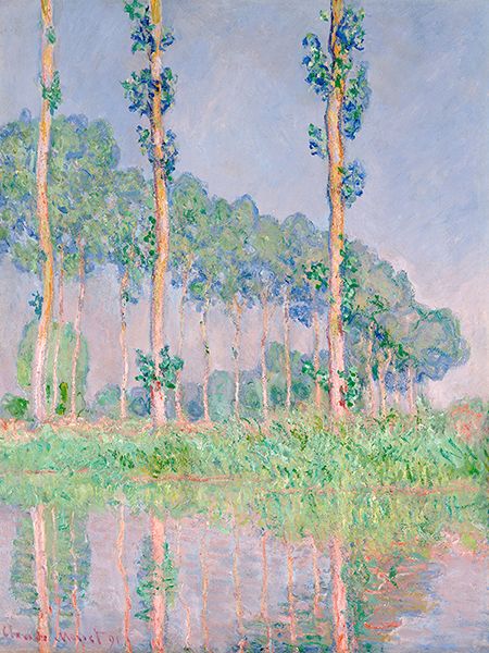 Claude Monet, Poplars, Pink Effect, 1891