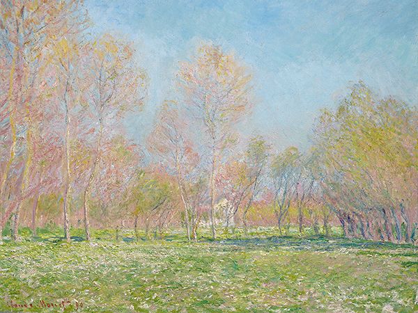 Claude Monet, Spring in Giverny, 1890