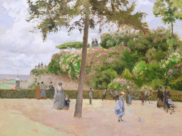 Camille Pissarro, The Public Garden at Pontoise