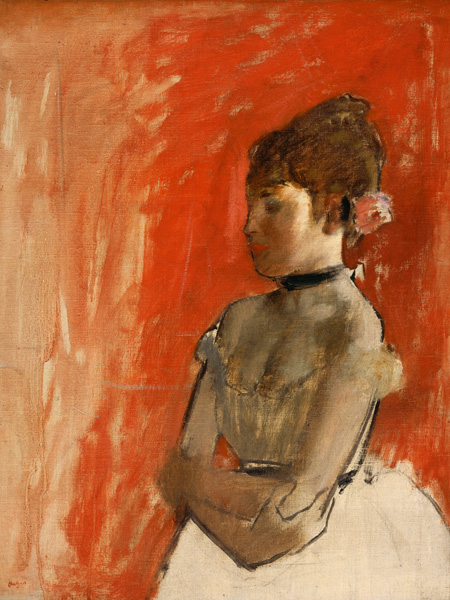 Edgar Degas, Ballet Dancer with arms crossed