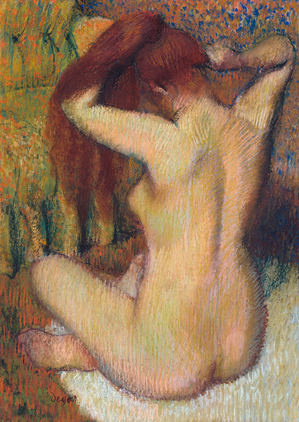 Edgar Degas, Woman Combing her Hair