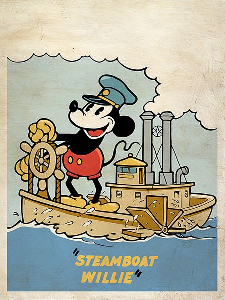 Chestier Eric, Steamboat Willie Poster