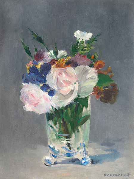 Edouard Manet, Flowers in a Crystal Vase