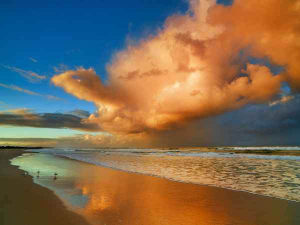 Frank Krahmer, Sunset on the ocean, New South Wales, Australia