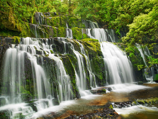 Frank Krahmer, Waterfall Purakaunui Falls, New Zealand