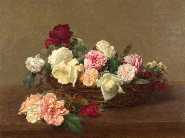 Henri Fantin-Latour, A Basket of Roses