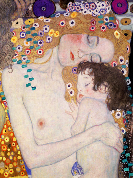 Gustav Klimt, Le Tre età della donna (detail)