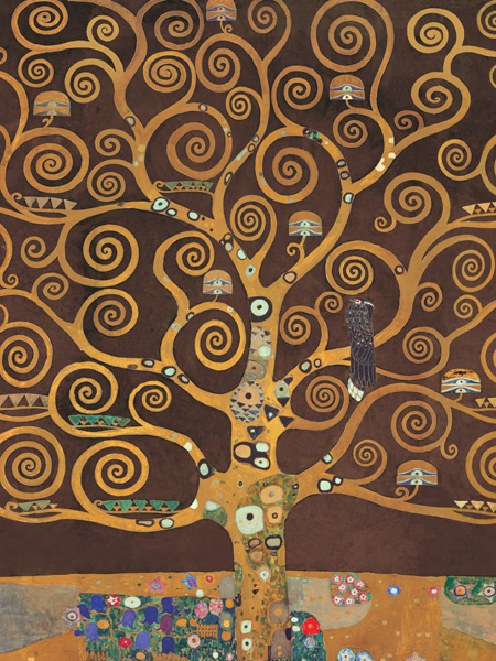 Gustav Klimt, Tree of Life (Brown Variation) (detail)