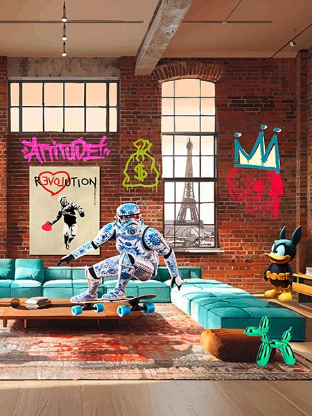 Gerard Madau, Surrealoft, Attitude (detail)