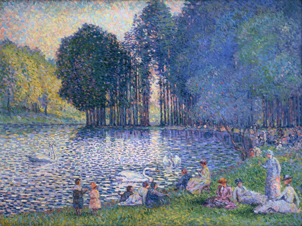 Henri Edmond Cross, The Lake of the Bois de Boulogne