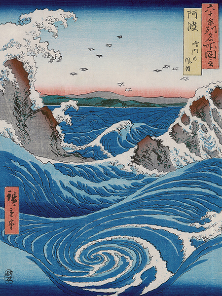 Ando Hiroshige, Naruto Whirlpools, Awa Province
