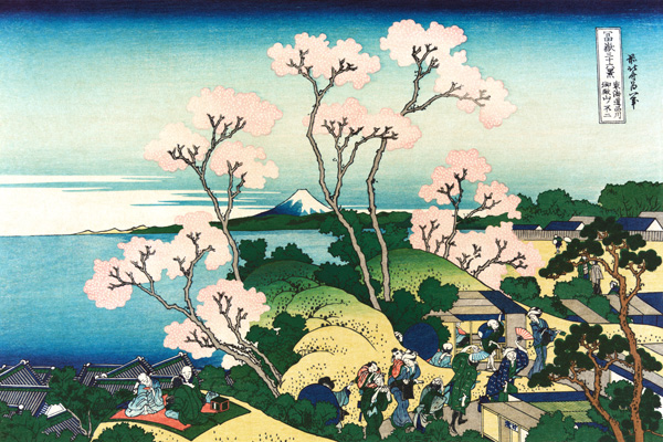 Katsushika Hokusai, Goten-yama Hill, at Shinagawa, circa 1830
