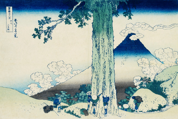 Katsushika Hokusai, View of Mount Fuji, ca. 1829-1833